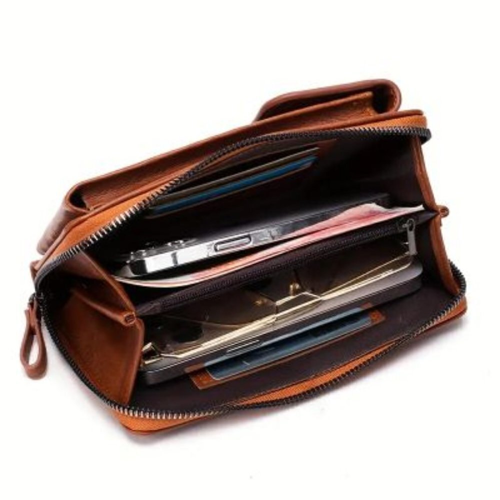 All-Match Zipper Shoulder Bag, Trendy Solid Color‎ Phone Bag, Versatile Purse - Picture 10 of 11